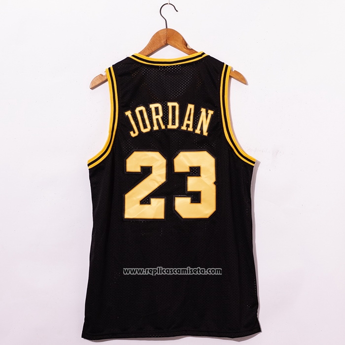 Camiseta Chicago Bulls Michael Jordan #23 1998 NBA Fianls Retro Negro